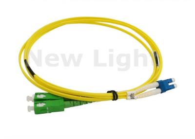 China Low Insertion Loss SC LC Fiber Optic Cable , 3m Fiber Patch Cord For CATV for sale