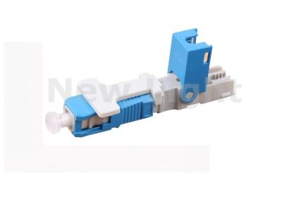 China Blue SC UPC Quick Assembly Connector Covered Wire For Distribution Frames for sale