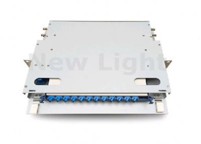 China CATV 19 Inch ODF Optical Fiber Distribution Frame 12 Port Core With Standard Size for sale