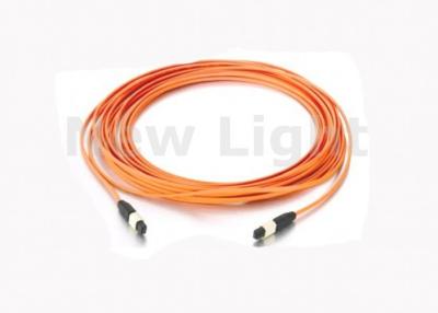 China 12 el cable con varios modos de funcionamiento 50/125 5 de la base MPO MTP mide el mini cable de fribra óptica de la ronda LSZH de 3.0m m en venta