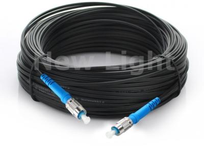 China 200M Outdoor Fiber Optic Jumper Cables Singlemode Simplex G657A FC FC Fiber Optic Cable for sale