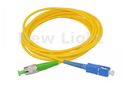 China El cable de fribra óptica de FC APC/SC UPC 3M, remiendo de la fibra del solo modo telegrafía para las redes en venta