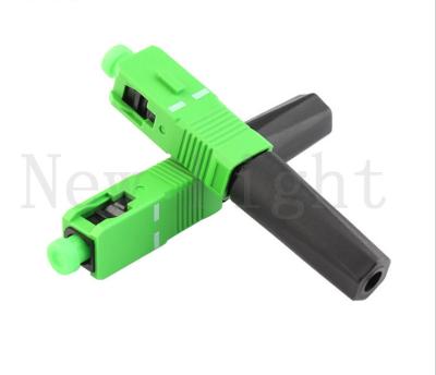 China Pre - Embedded Installation Quick Assembly Connector For Optical Patch Cord for sale