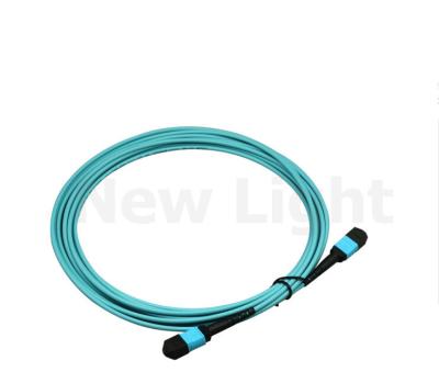 China MPO / MTP - MPO / MTP  B type MPO MTP female / male optical fiber patch cord for sale