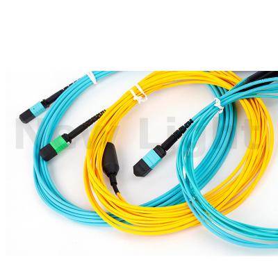 China MPO / MTP  -  MPO / MTP  male / female MPO MTP cable single mode patch cord for sale