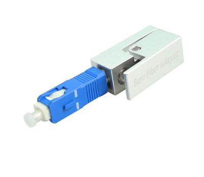 China SC Bare Fiber Optic Adapter For Optical Fiber Patch Cord Pigtail ROHS Compliance for sale