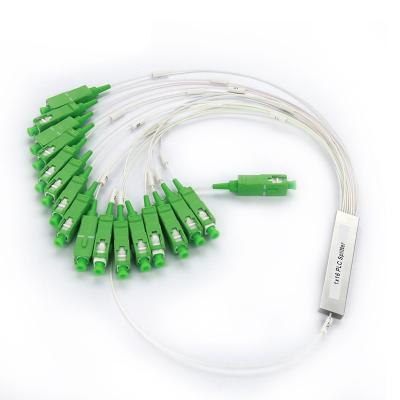 China MINI divisor del acoplador de la fibra óptica, SC APC 1 x divisor de la fibra del solo modo 16 para Internet de FTTH en venta