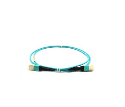 China 10 Ft  MPO MTP Cable Patch Cord Type B 8 Core Fibers For QSFP + Transceivers for sale