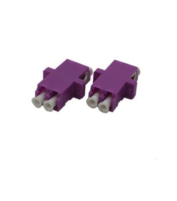 China LC - LC DX Fiber Optic Adapter , Plastic Material Fiber Optic Connector Adapters for sale