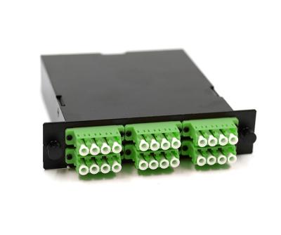 Chine 24 cordes de correction de polonais de PC de l'adaptateur OM5 du vert LC de module du câble MTP Casstte de la fibre 0.9mm à vendre