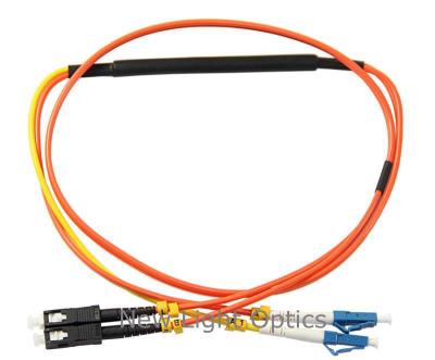 China Duplex 62.5/125 Optical Fiber Patch Cord / Fiber Optic Mode Conditioning Jumping Cable for sale