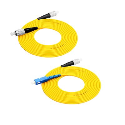 China Durable Simplex Fiber Optic Patch Cord , Single Mode Fiber Patch Cord Sc To Lc for sale