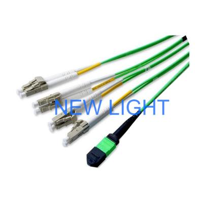 China El cable de fribra óptica de Mpo del conector de la fibra de Mtp 12 conecta el casete de la fibra de Mpo en venta