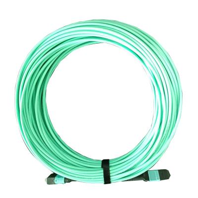 China 12 Fiber 50/125 OM3 MPO MTP Cable 10Gb Laser Optimized Multimode (3m / 10ft) for sale