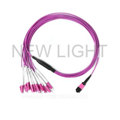 China Industrial Multi Fiber Cable With MTP/MPO Connectors MTP/MPO Style for sale