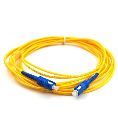 China IEC Standard SC Fiber Optical Patch Cord Flammability Rating LSZH Jacket Network Cable for sale