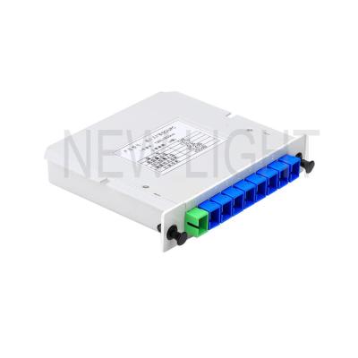 Chine Diviseur optique de la fibre 8 de Sc LC 1, bas type diviseur optique de cassette de perte de PLC de fibre à vendre