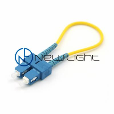 China Single Mode Yellow G657A2 Fiber Optic Loopback for sale