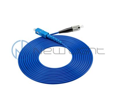 China 10 Meters SC FC Fiber To Home 3mm Fiber Optic Patch Panel for sale