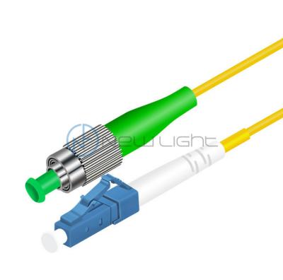 China Communication Test Equipment FC To LC 9/125um Fiber Optic Patch Cord for sale