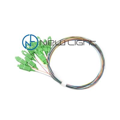 China Cable de fribra óptica flojo del tubo hacia fuera OM3 LC/UPC del paquete de la fan en venta
