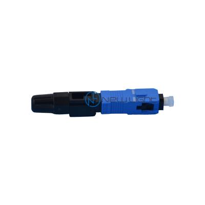 China Drop Cable SC APC 0.2db 3.0mm Quick Assembly Connector for sale