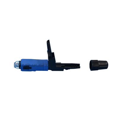 China Multimode SC UPC 90N 3.0mm Cable Optical Connector for sale