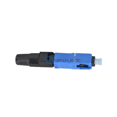 China SC UPC Pre Stubbed 3.0mm FTTH Quick Assembly Connector for sale