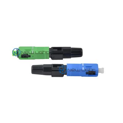 China  SC/APC FTTH project 90N 2.0mm Field Assembly Connector for sale