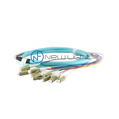 China SC/PC 0.9mm 12core Om3 Om4 Fiber Optic Patch Cord for sale