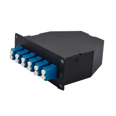 China LGX Type B  Elite MTP MPO Cassette Patch Panel Rack Mounted 1550nm for sale