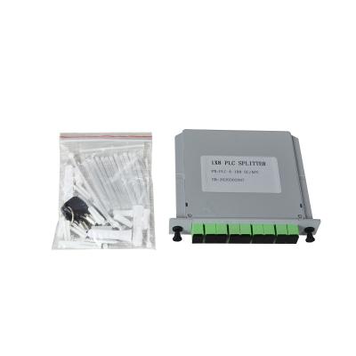 China Wall Mounted ABS Terminal Box FTTH PLC Splitter Fiber Distribution Box for sale