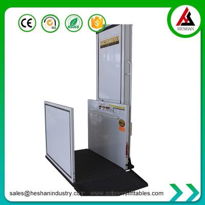 China Semi Automatic Outdoor Vertical Wheelchair Lift Platform CE Emark Certified for sale