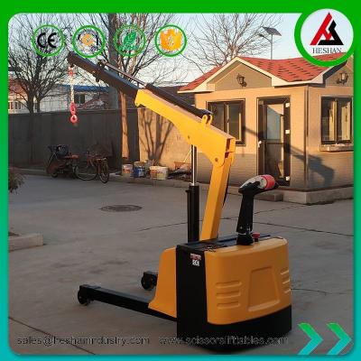 China CE Mobile Electric Floor Crane 1 Ton Heavy Loads Battery Powered for sale
