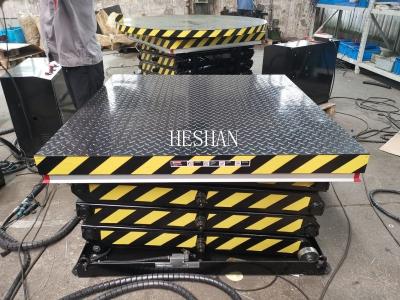 Chine 2000lb table élévatrice hydraulique de plate-forme de l'entrepôt 2tons de la capacité 1m 3m à vendre