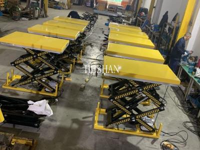 China AC Power Hydraulic Table Lifter Scissor Type Lifting Tables Equipment for sale