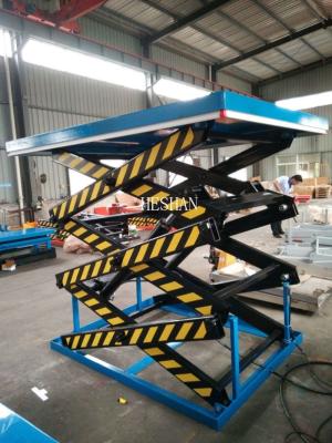 China Wood Lifting 5000kg Heavy Load Scissor Electric Hydraulic Lift Table for sale