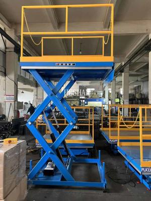 China Tablas de elevación de la manipulación de materiales de Mini Scissor Lift Table Stationary 2000kg 2500kg en venta