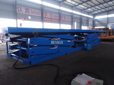 China Custom large load factory warehouse electrohydraulic container load lift table for sale
