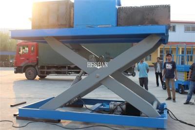 China Heavy Duty Stationary Hydraulic Lift Table Electric Container Load Scissor Lift for sale