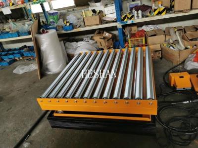China 2023 Made In China Hydraulic Scissor Lift Roller Conveyor Lift Table for sale