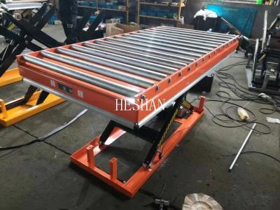 China China 2000kg Electric Workshop Assembly Line Rolling Lift Table for sale