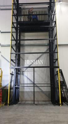 China CE Warehouse Cargo Lift Elevator Hydraulic Lead Rail Residential Cargo Elevator for sale