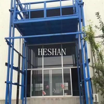 China Motorized 4 Ton Hydraulic Freight Elevator Cargo Lift For Home Hotels for sale