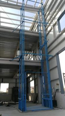 Cina Le merci idrauliche del magazzino dell'elevatore dell'ascensore del carico del seminterrato sollevano fissato al muro in vendita