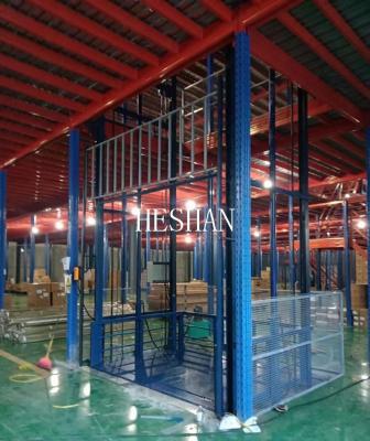 China Workshop Logistics Mezzanine Goods Lift 1000Kg Hydraulic Electric Lift Elevator for sale