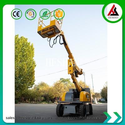 China Self Propelled Articulated Boom Lift Hydraulic Truck Mounted Aerial Platform for sale