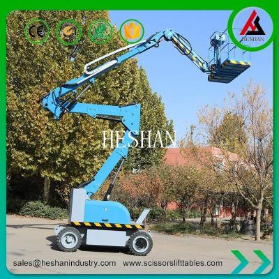 China construction Electric Articulating Boom Lift 16m Aerial Work Small Cherry Picker for sale