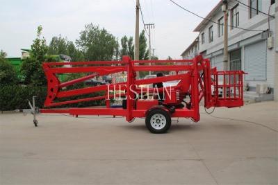 China 12m 14m 16m Portable Aerial Lift Telescopic Articulated Towable Articulating Man Lift for sale