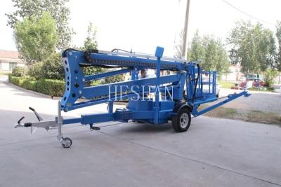China Aerial Work Towable Articulating Boom Lift Hydraulic Trailer Mounted Boom Lift for sale